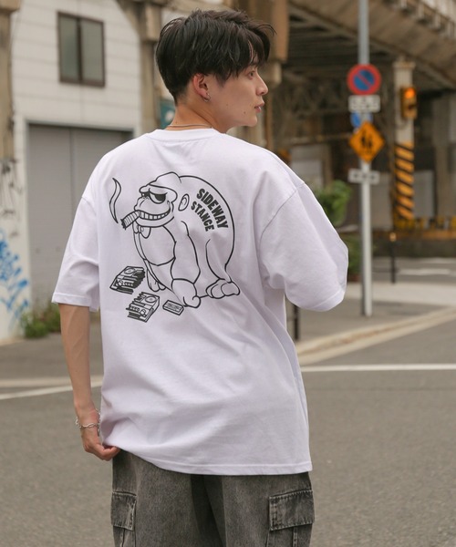 En serio TOKYO(エンソリオトーキョー)の「【SIDEWAYSTANCE】ブレークゴリラ半袖Tシャツ SIDE24-020(Tシャツ/カットソー・メンズ・ブラック/ホワイト・SMALL/MEDIUM/X-LARGE/LARGE)」の17枚目の写真