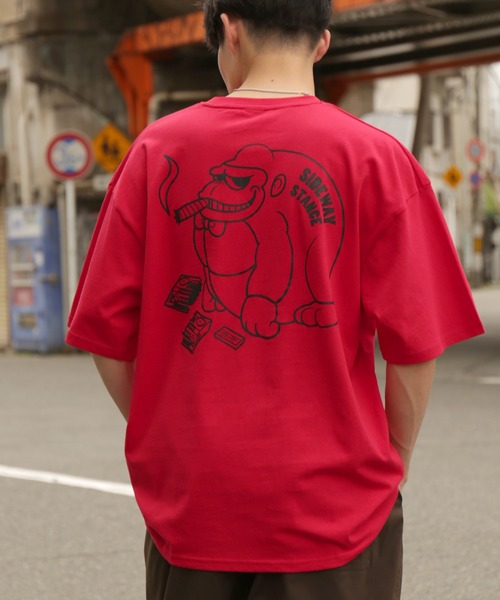 En serio TOKYO(エンソリオトーキョー)の「【SIDEWAYSTANCE】ブレークゴリラ半袖Tシャツ SIDE24-020(Tシャツ/カットソー・メンズ・ブラック/ホワイト・SMALL/MEDIUM/X-LARGE/LARGE)」の10枚目の写真