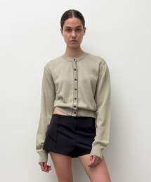 DIAGONAL（ダイアゴナル）の「STITCH KNIT CARDIGAN (beige)（カーディガン/ボレロ）」