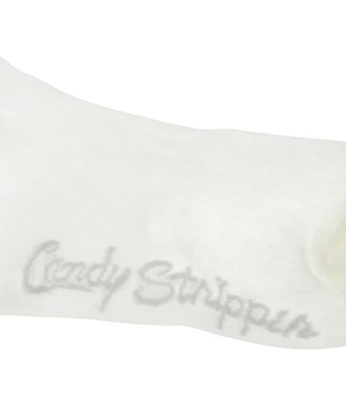 Candy Stripper（キャンディストリッパー）の「LACE LAYERED BANDAGE ソックス（ソックス/靴下・レディース・ミント/オフホワイト/ブラック・FREE）」の9枚目の写真
