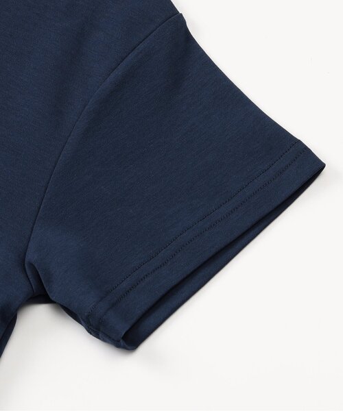 algy(アルジー)の「シルケット加工りぼん付きロゴ半袖Tシャツ(Tシャツ/カットソー・キッズ・サックスブルー/オフホワイト/ネイビー・150/140/130/160/120)」の14枚目の写真