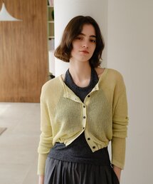 SHENERY | バックデザインペーパーメッシュカーディガン(カーディガン/ボレロ)