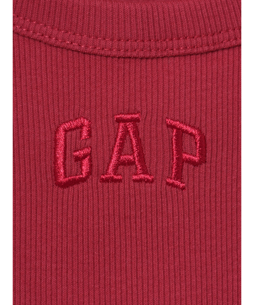 GAP（ギャップ）の「リブ GAPロゴ タンクトップ（タンクトップ・レディース・ネイビー/レッド/グリーン/ホワイト×ネイビー・S/M/L/XL/XS/XXS）」の13枚目の写真
