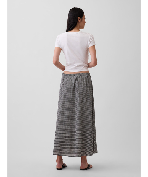 GAP(ギャップ)の「ハイライズ マキシスカート(スカート・レディース・ブラック/ブラック系その他・XXS/L/M/S/XS)」の6枚目の写真