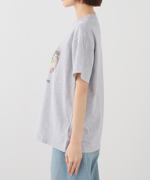 Carne Bollente(カルネボレンテ)の「【Carne Bollente/カルネボレンテ】Sounds Straight, I'm Out(Tシャツ/カットソー・レディース・チャコールグレー・MEDIUM/SMALL)」の9枚目の写真