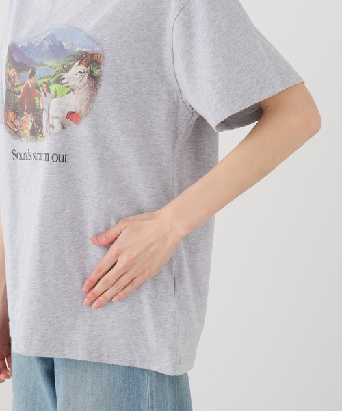 Carne Bollente(カルネボレンテ)の「【Carne Bollente/カルネボレンテ】Sounds Straight, I'm Out(Tシャツ/カットソー・レディース・チャコールグレー・MEDIUM/SMALL)」の11枚目の写真