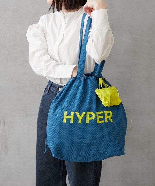 リサイクルポリビッグ巾着トートバッグ ミニバッグ付き（トートバッグ