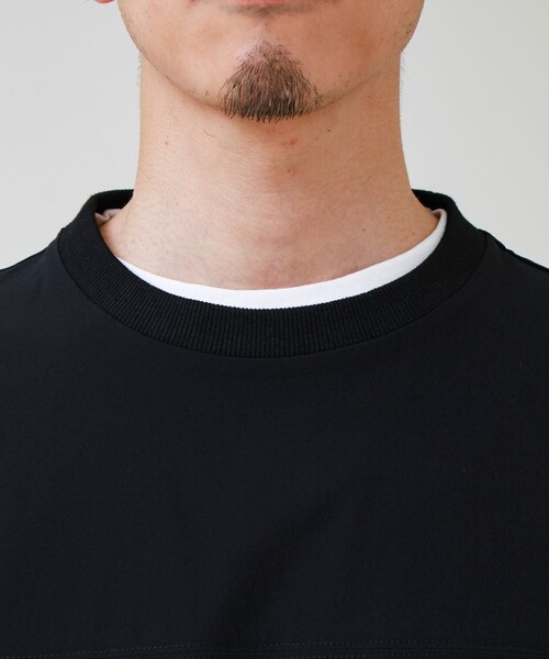 GLOSTER(グロスター)の「【接触冷感/セットアップ着用可能】SoftCool サイドポケットTシャツ(Tシャツ/カットソー・メンズ・ネイビー/ブラック/グレー・L/M/S)」の14枚目の写真