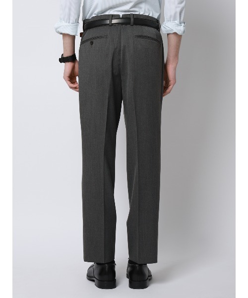 SUIT SQUARE(スーツスクエア)の「テーパードパンツ/ウォッシャブル/クリアカットサージ/無地/RS07/裾上げ済み(スラックス・メンズ・グレー系その他/グレー・SS/L/M/S/3S/5L/4L/3L/LL)」の14枚目の写真