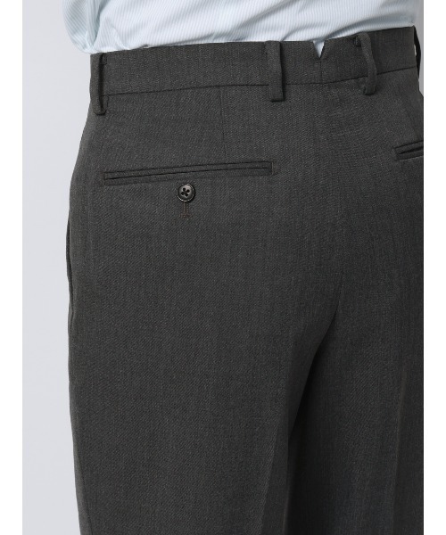 SUIT SQUARE(スーツスクエア)の「テーパードパンツ/ウォッシャブル/クリアカットサージ/無地/RS07/裾上げ済み(スラックス・メンズ・グレー系その他/グレー・SS/L/M/S/3S/5L/4L/3L/LL)」の16枚目の写真