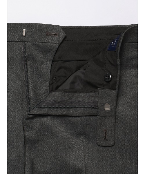 SUIT SQUARE(スーツスクエア)の「テーパードパンツ/ウォッシャブル/クリアカットサージ/無地/RS07/裾上げ済み(スラックス・メンズ・グレー系その他/グレー・SS/L/M/S/3S/5L/4L/3L/LL)」の17枚目の写真
