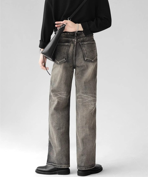 Otte(オッテ)の「レトロウォッシュドブラックデニム(デニムパンツ・メンズ・ブラック・LARGE/MEDIUM/SMALL/X-LARGE)」の5枚目の写真