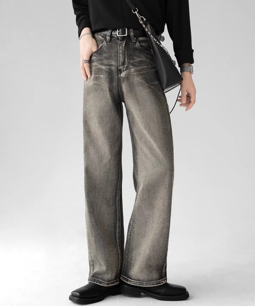 Otte(オッテ)の「レトロウォッシュドブラックデニム(デニムパンツ・メンズ・ブラック・LARGE/MEDIUM/SMALL/X-LARGE)」の3枚目の写真