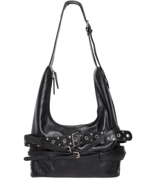 FLAREUP | 3-Layered Belted Bag (FL-742_Black)(ショルダーバッグ)