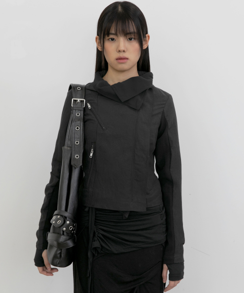 FLAREUP（フレアアップ）の「3-Layered Belted Bag (FL-742_Black)（ショルダーバッグ・レディース・ブラック・OS）」の11枚目の写真
