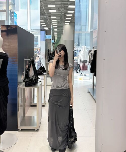 FLAREUP（フレアアップ）の「3-Layered Belted Bag (FL-742_Black)（ショルダーバッグ・レディース・ブラック・OS）」の12枚目の写真
