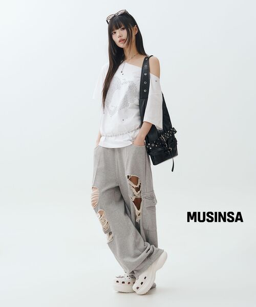 FLAREUP（フレアアップ）の「3-Layered Belted Bag (FL-742_Black)（ショルダーバッグ・レディース・ブラック・OS）」の13枚目の写真