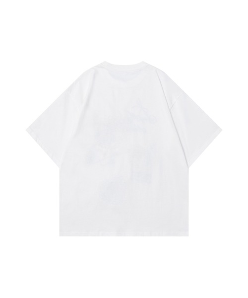 HOOK（フック）の「HOOK for girls　レースフリルハート ビッグTシャツ (SS)（Tシャツ/カットソー・レディース・グレー/ホワイト・FREE）」の12枚目の写真