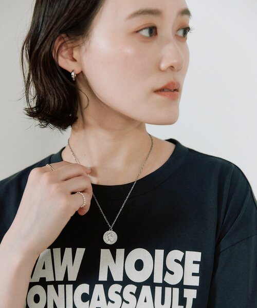 RIVE DROITE(リヴドロワ)の「【R.good】【さりげないアクセントに】ミドルコインショートネックレス(ネックレス・レディース・シルバー/ゴールド・FREE)」の4枚目の写真