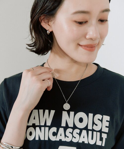 RIVE DROITE(リヴドロワ)の「【R.good】【さりげないアクセントに】ミドルコインショートネックレス(ネックレス・レディース・シルバー/ゴールド・FREE)」の5枚目の写真