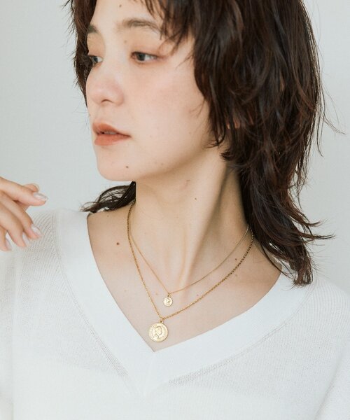 RIVE DROITE(リヴドロワ)の「【R.good】【さりげないアクセントに】ミドルコインショートネックレス(ネックレス・レディース・シルバー/ゴールド・FREE)」の10枚目の写真