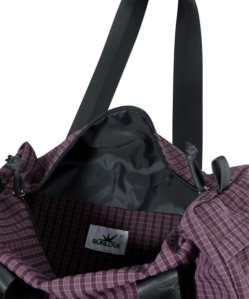 SUNLOVE(サンラブ)の「Micro Duffle Bag(トートバッグ・レディース・パープル/ブラック・FREE)」の7枚目の写真