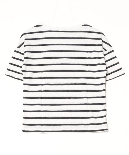 BANANA REPUBLIC FACTORY STORE(バナナリパブリック ファクトリーストア)の「BANANA REPUBLIC FACTORY STORE リネン ブレンド Vネック Tシャツ(Tシャツ/カットソー・レディース・ブラック/ブルー/ナチュラル/ブルー系その他/エメラルド・S/M/XS/L)」の6枚目の写真