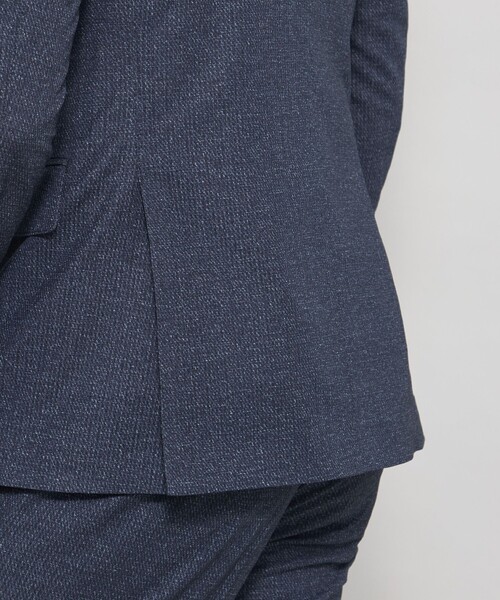 MACKINTOSH LONDON(マッキントッシュ ロンドン)の「【BREASY JACKET】トリコットプリントセットアップジャケット(テーラードジャケット・メンズ・グレー系その他/ブルー・42/40/38)」の10枚目の写真