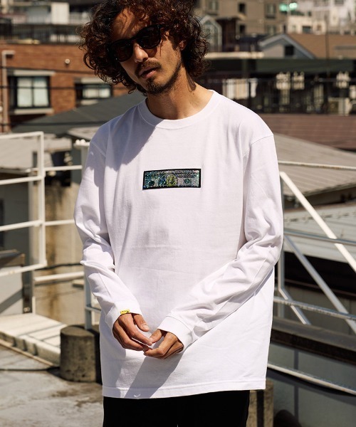 STUD MUFFIN(スタッドマフィン)の「mlt5688- 5.6ozコットン天竺 DO YOU WANT シークインLS Tシャツ(624-02902)(Tシャツ/カットソー・メンズ・ブラック/アッシュ/ホワイト・2/3/4)」の9枚目の写真