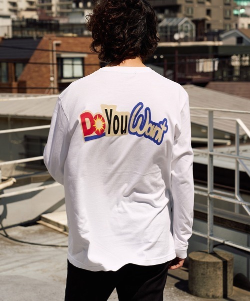 STUD MUFFIN(スタッドマフィン)の「mlt5688- 5.6ozコットン天竺 DO YOU WANT シークインLS Tシャツ(624-02902)(Tシャツ/カットソー・メンズ・ブラック/アッシュ/ホワイト・2/3/4)」の10枚目の写真