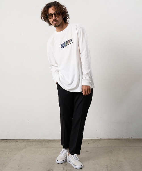 STUD MUFFIN(スタッドマフィン)の「mlt5688- 5.6ozコットン天竺 DO YOU WANT シークインLS Tシャツ(624-02902)(Tシャツ/カットソー・メンズ・ブラック/アッシュ/ホワイト・2/3/4)」の7枚目の写真