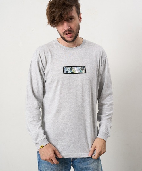 STUD MUFFIN(スタッドマフィン)の「mlt5688- 5.6ozコットン天竺 DO YOU WANT シークインLS Tシャツ(624-02902)(Tシャツ/カットソー・メンズ・ブラック/アッシュ/ホワイト・2/3/4)」の20枚目の写真