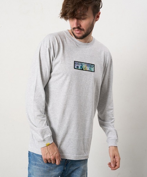 STUD MUFFIN(スタッドマフィン)の「mlt5688- 5.6ozコットン天竺 DO YOU WANT シークインLS Tシャツ(624-02902)(Tシャツ/カットソー・メンズ・ブラック/アッシュ/ホワイト・2/3/4)」の21枚目の写真