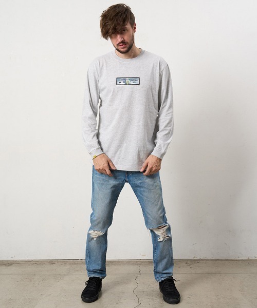 STUD MUFFIN(スタッドマフィン)の「mlt5688- 5.6ozコットン天竺 DO YOU WANT シークインLS Tシャツ(624-02902)(Tシャツ/カットソー・メンズ・ブラック/アッシュ/ホワイト・2/3/4)」の22枚目の写真
