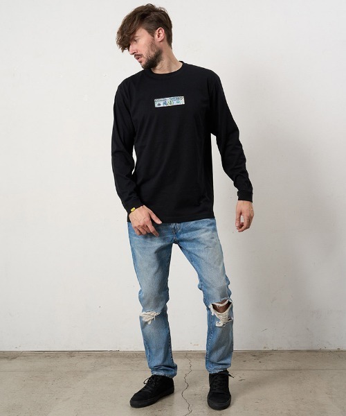 STUD MUFFIN(スタッドマフィン)の「mlt5688- 5.6ozコットン天竺 DO YOU WANT シークインLS Tシャツ(624-02902)(Tシャツ/カットソー・メンズ・ブラック/アッシュ/ホワイト・2/3/4)」の17枚目の写真