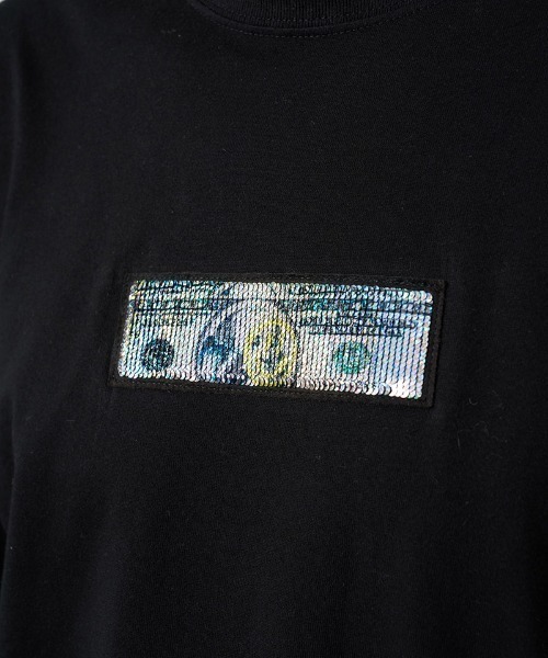 STUD MUFFIN(スタッドマフィン)の「mlt5688- 5.6ozコットン天竺 DO YOU WANT シークインLS Tシャツ(624-02902)(Tシャツ/カットソー・メンズ・ブラック/アッシュ/ホワイト・2/3/4)」の11枚目の写真