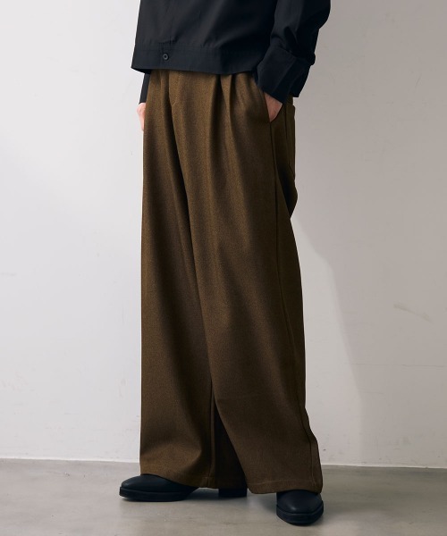 Shoowtime(ショウタイム)の「Tow tuck straight slacks / 2タックストレートスラックス(スラックス・メンズ・グレー/カーキ・MEDIUM/LARGE/X-LARGE)」の5枚目の写真