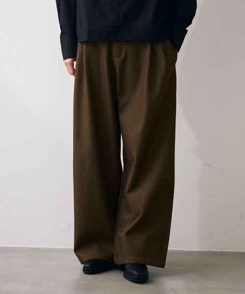 Shoowtime(ショウタイム)の「Tow tuck straight slacks / 2タックストレートスラックス(スラックス・メンズ・グレー/カーキ・MEDIUM/LARGE/X-LARGE)」の7枚目の写真