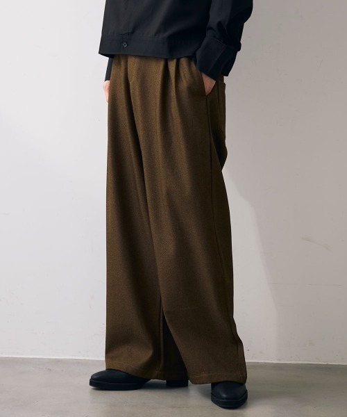 Shoowtime(ショウタイム)の「Tow tuck straight slacks / 2タックストレートスラックス(スラックス・メンズ・グレー/カーキ・MEDIUM/LARGE/X-LARGE)」の8枚目の写真