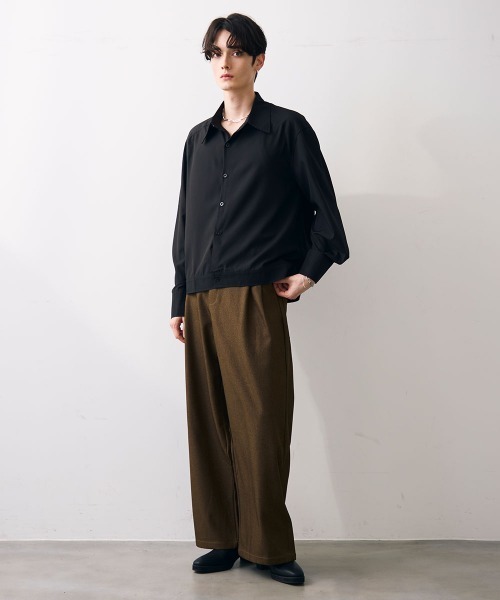 Shoowtime(ショウタイム)の「Tow tuck straight slacks / 2タックストレートスラックス(スラックス・メンズ・グレー/カーキ・MEDIUM/LARGE/X-LARGE)」の14枚目の写真