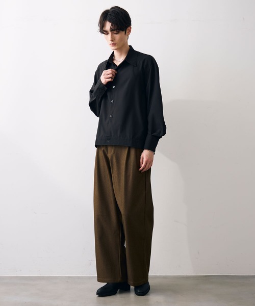Shoowtime(ショウタイム)の「Tow tuck straight slacks / 2タックストレートスラックス(スラックス・メンズ・グレー/カーキ・MEDIUM/LARGE/X-LARGE)」の15枚目の写真
