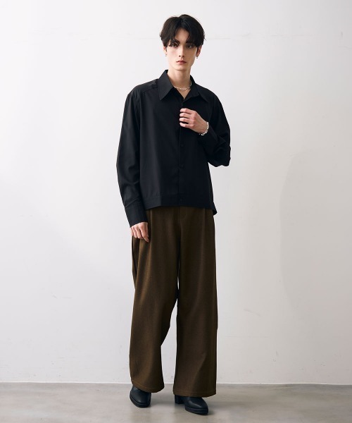 Shoowtime(ショウタイム)の「Tow tuck straight slacks / 2タックストレートスラックス(スラックス・メンズ・グレー/カーキ・MEDIUM/LARGE/X-LARGE)」の16枚目の写真