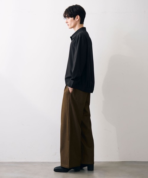 Shoowtime(ショウタイム)の「Tow tuck straight slacks / 2タックストレートスラックス(スラックス・メンズ・グレー/カーキ・MEDIUM/LARGE/X-LARGE)」の17枚目の写真