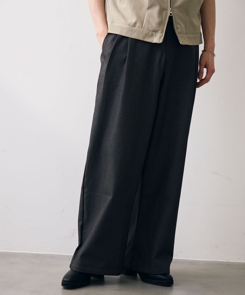 Shoowtime(ショウタイム)の「Tow tuck straight slacks / 2タックストレートスラックス(スラックス・メンズ・グレー/カーキ・MEDIUM/LARGE/X-LARGE)」の21枚目の写真