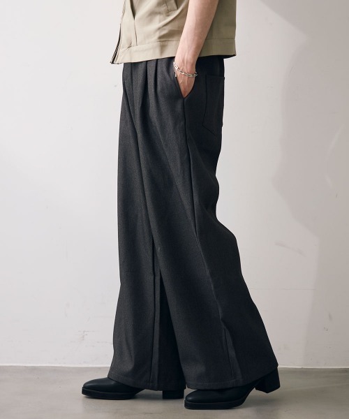 Shoowtime(ショウタイム)の「Tow tuck straight slacks / 2タックストレートスラックス(スラックス・メンズ・グレー/カーキ・MEDIUM/LARGE/X-LARGE)」の22枚目の写真