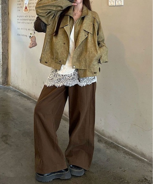 MAISON DE THERESE(メゾン ド テレーズ)の「レースレイヤードキャミソール(キャミソール・レディース・アイボリー・M/L/S)」の14枚目の写真