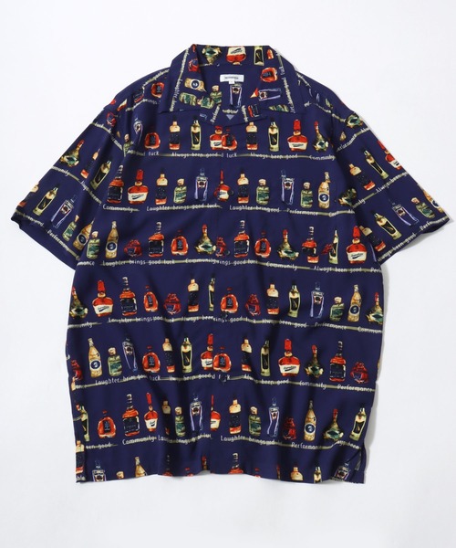 Salong hameu(サロン ハミュー)の「選べる21色展開 レーヨン アロハシャツ/オープンカラー 総柄シャツ 半袖 ビッグシルエット ユニセックス(シャツ/ブラウス・メンズ・ブルー系その他/ブラック×イエロー/グリーン系その他/グリーン系その他2/ホワイト系その他/ホワイト系その他3/ネイビー系1/ブラック/ネイビー系3/グレー系その他/ブルー系その他2/ブラック系その他2/ブラウン系その他/ホワイト系その他5/ネイビー系4/ホワイト系その他6/ネイビー系2/ブラウン系その他2/ホワイト系その他2/ブラック系その他/ホワイト系その他4・S/M/L/XL)」の16枚目の写真