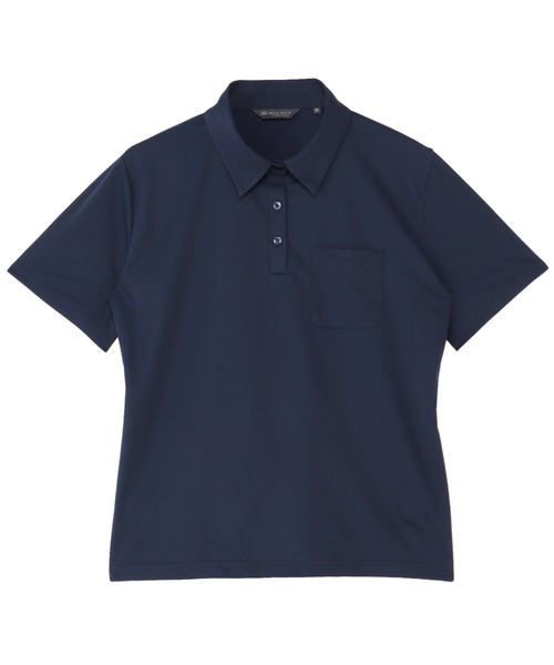 TOKYO SHIRTS(トウキョウシャツ)の「半袖ポロシャツ レディース(ビジネスシャツ・レディース・ネイビー・L/M/LL/XL)」の1枚目の写真