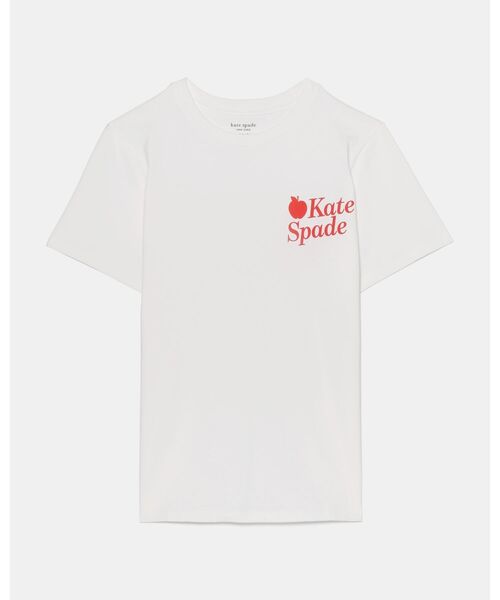 kate spade new york(ケイトスペード ニューヨーク)の「NYC アップル Tシャツ(Tシャツ/カットソー・レディース・ホワイト・SMALL/MEDIUM)」の2枚目の写真