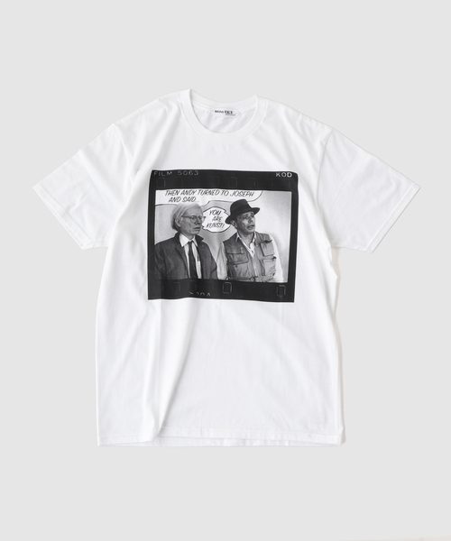EDIFICE(エディフィス)の「MINI-TET (ミニテット) Du Bist Art' Tシャツ(Tシャツ/カットソー・メンズ・ホワイト・LARGE)」の1枚目の写真